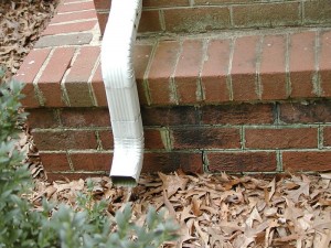 Gutters help foundations