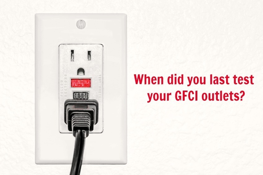 Home Maintenance Tip: Check your GFCI Outlets