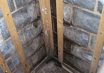 concrete basement walls