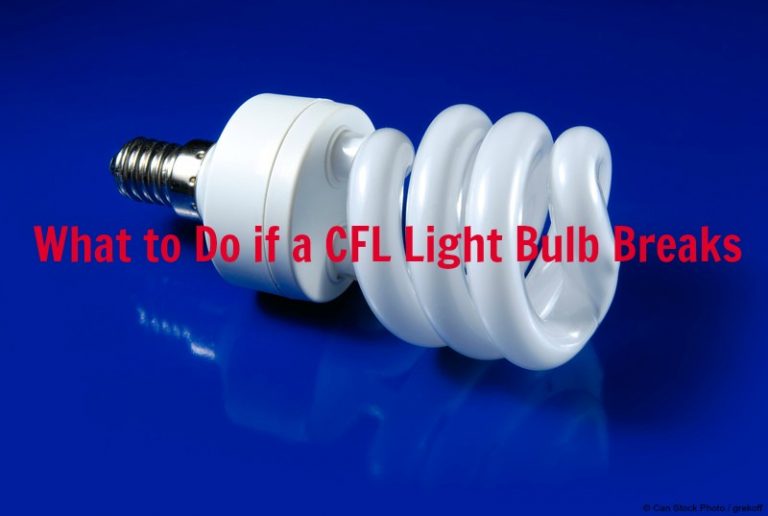 Steps to Safely Clean Up a Broken Compact Fluorescent Bulb