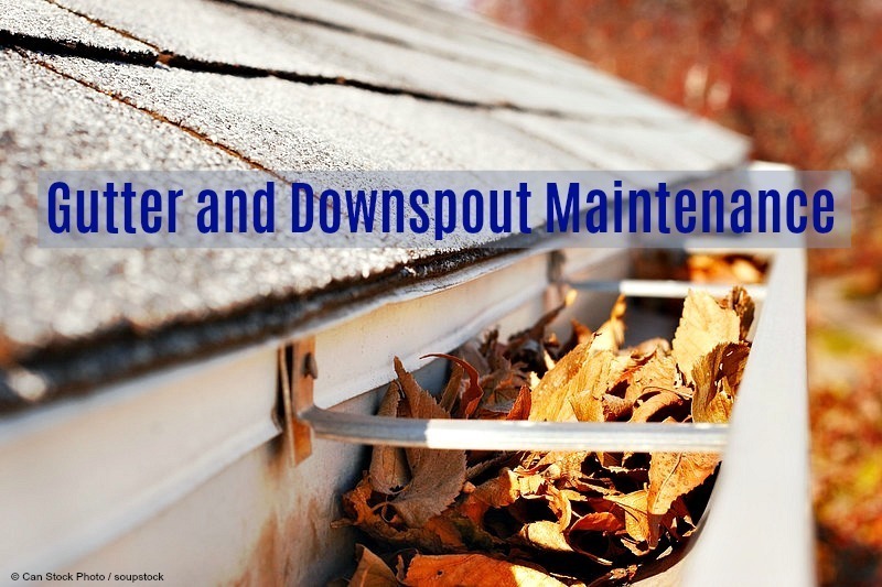 Gutter and Downspout Maintenance