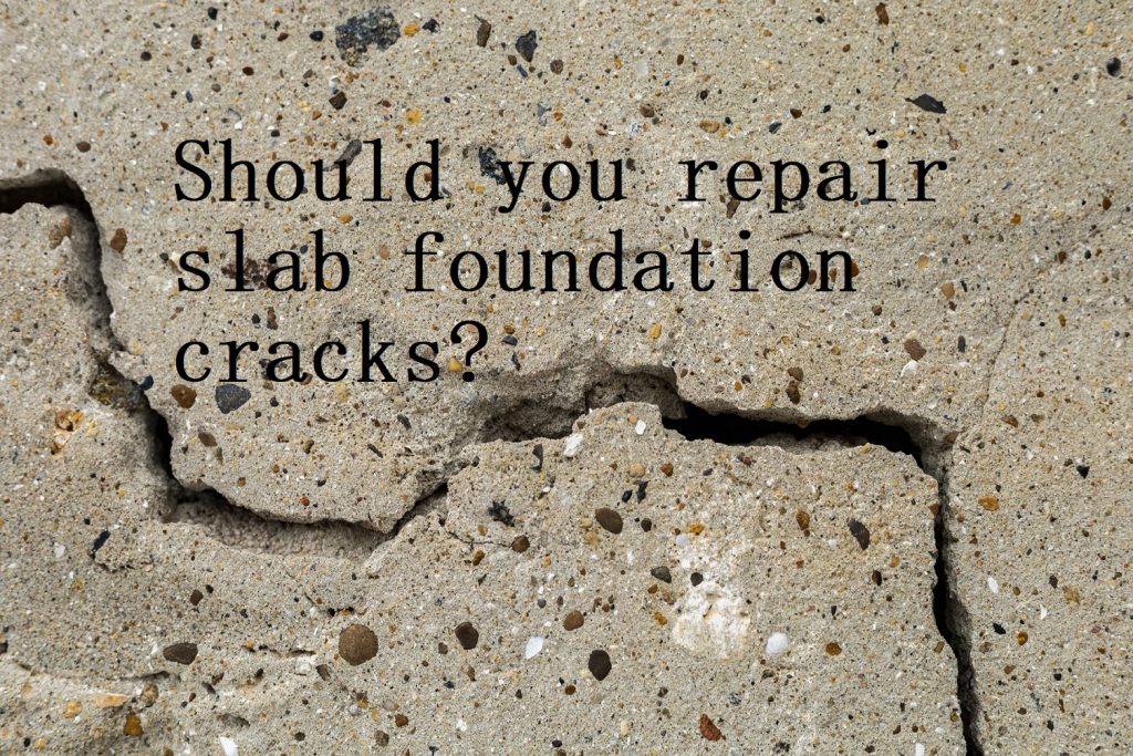 Slab Foundation Crack