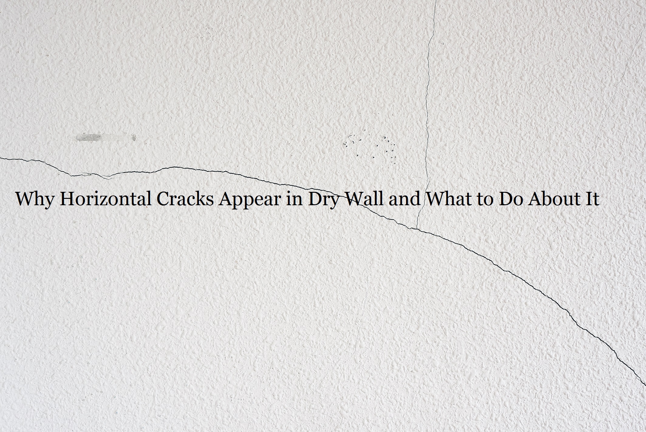 Horizontal Cracks in Drywall