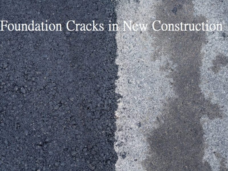 Foundation Cracks in New Construction