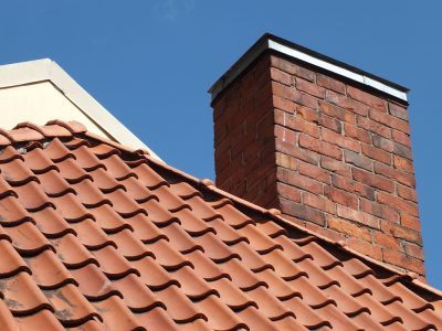 Brick Chimney on a roof